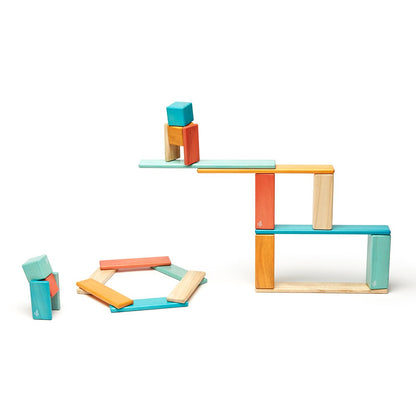 Tegu Sunset, set 24 piese din lmn magnetic, Tegu