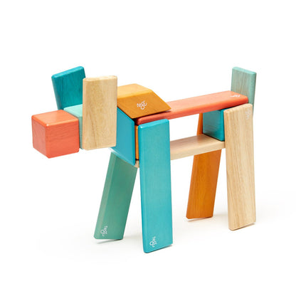 Tegu Sunset, set 24 piese din lmn magnetic, Tegu