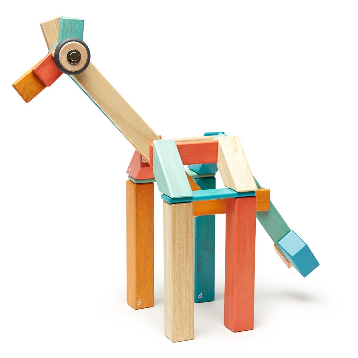 Tegu Sunset, set 42 piese din lemn magnetic, Tegu