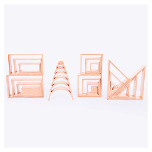 Setul Arhitectului cu 28 de forme geometrice, Tickit