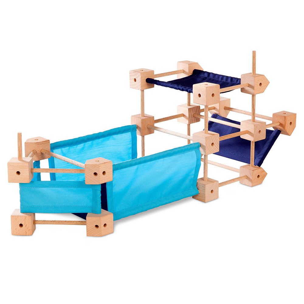 MINI Trigonos Start Plus, set de constructie, 85 piese, Trigonos