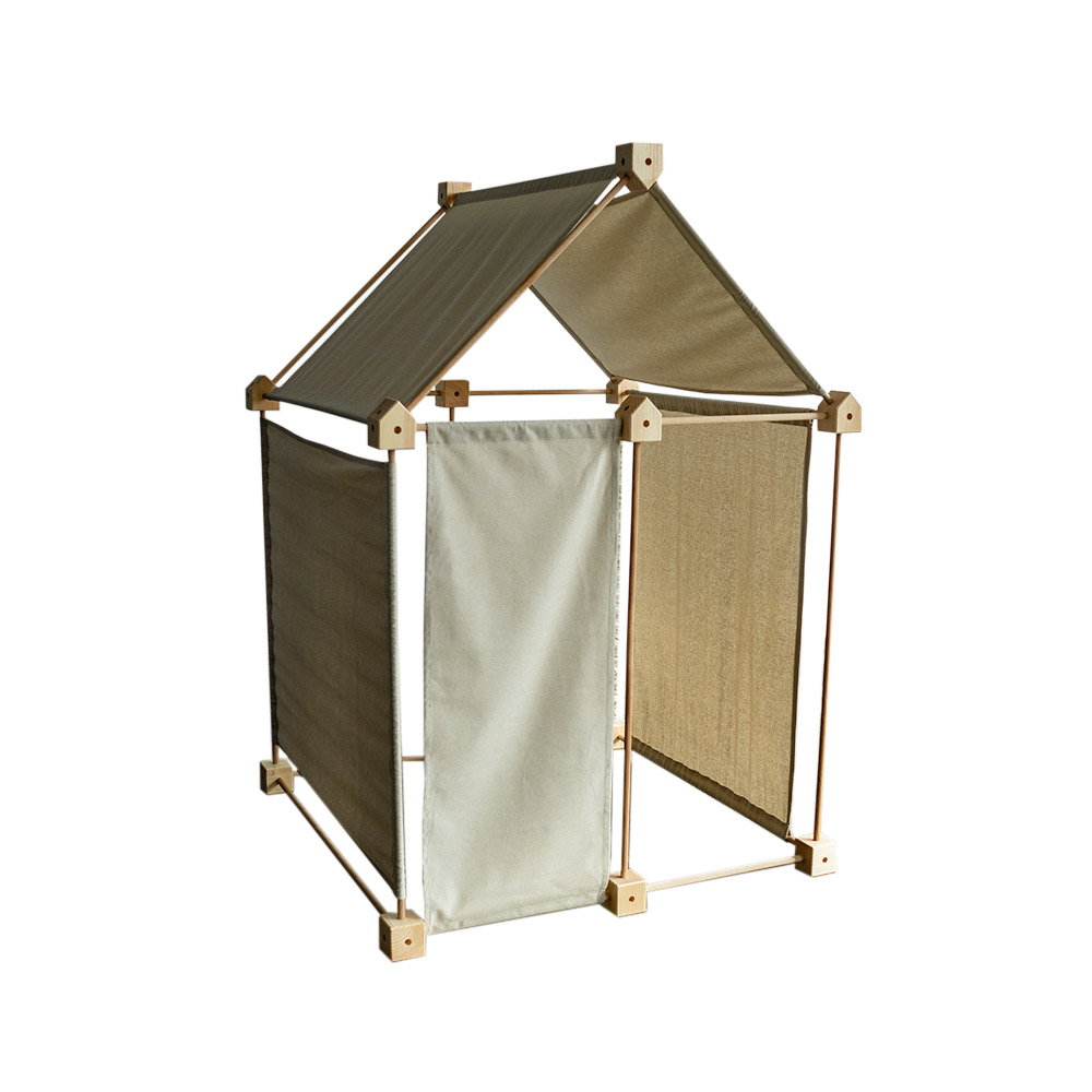 Trigonos START, set modular de constructie, bumbac organic, Trigonos