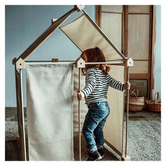 Trigonos START, set modular de constructie, bumbac organic, Trigonos