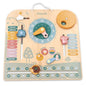 Calendar educativ din lemn in lb. engleza, PolarB, Viga Toys