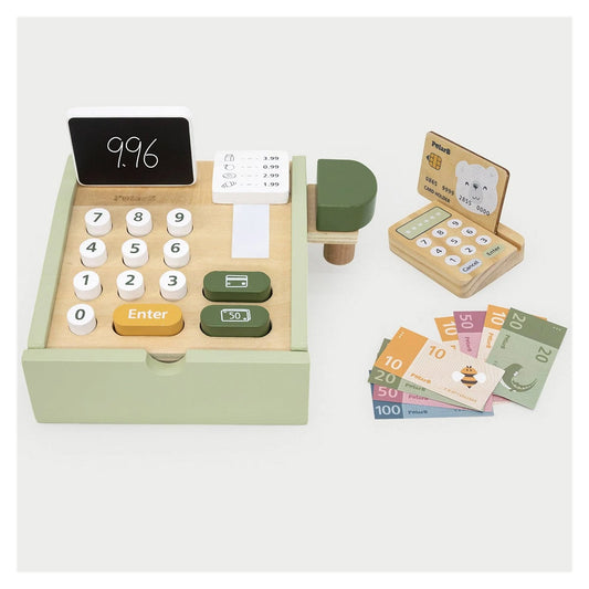 Casa de marcat din lemn, PolarB, Viga Toys