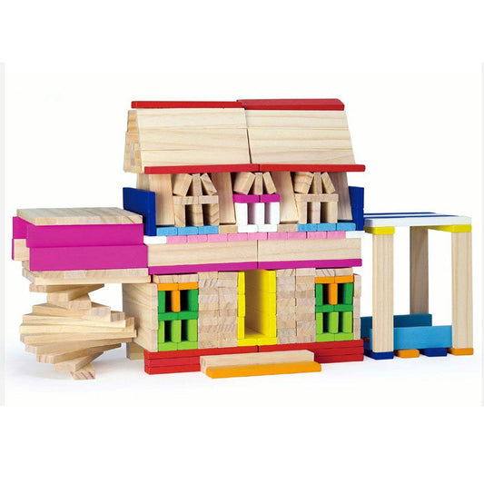 Cuburi creative din lemn 250 buc, Viga Toys