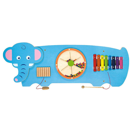Jucarie de perete, Centru de activitati Elefant, Viga Toys