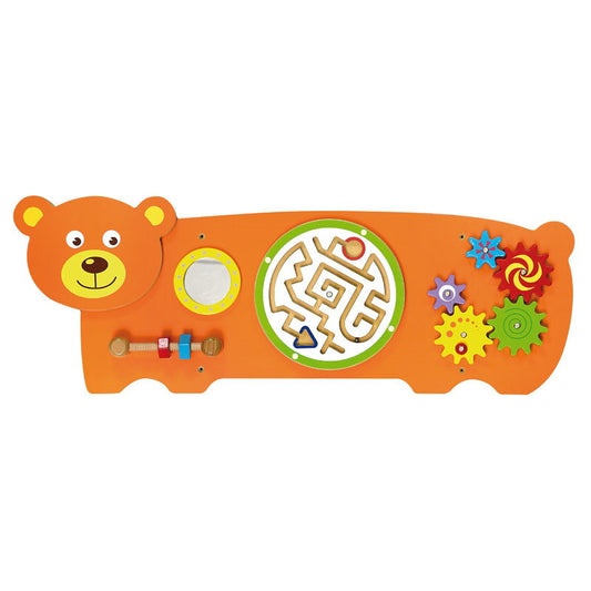 Jucarie de perete, Centru de activitati Ursulet, Viga Toys