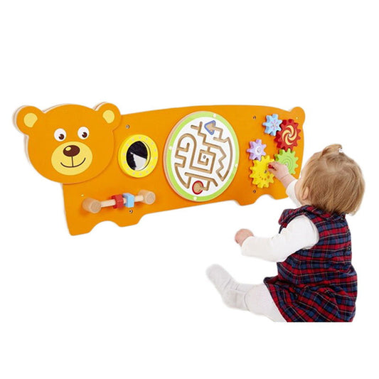 Jucarie de perete, Centru de activitati Ursulet, Viga Toys