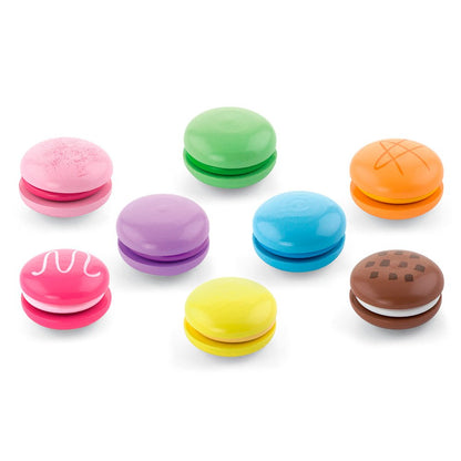 Macarons din lemn, set 8 bucati, Viga Toys