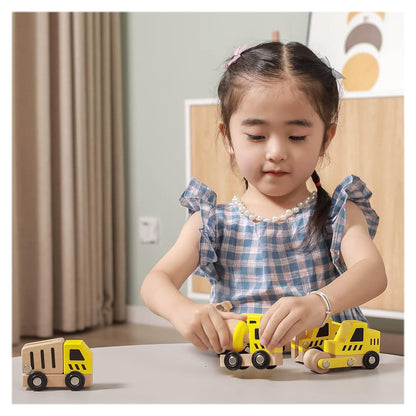 Utilaje constructii din lemn cu 6 piese, Viga Toys