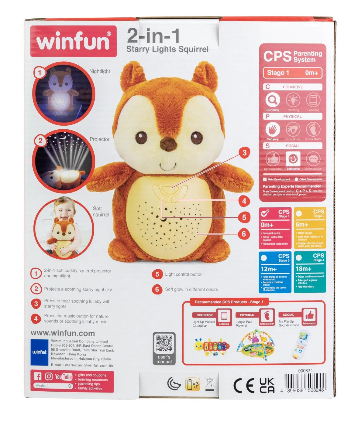 WINFUN PROIECTOR SI LAMPA DE VEGHE VEVERITA, WINFUN