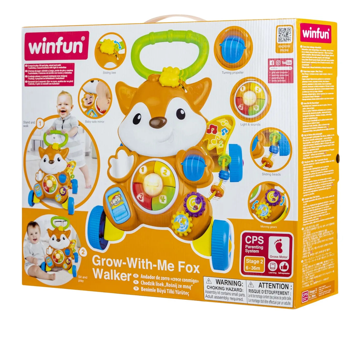 WINFUN ANTEMERGATOR VULPE CU LUMINI SI SUNETE, WINFUN