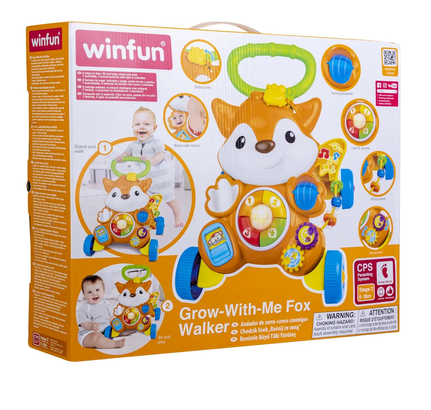 WINFUN ANTEMERGATOR VULPE CU LUMINI SI SUNETE, WINFUN