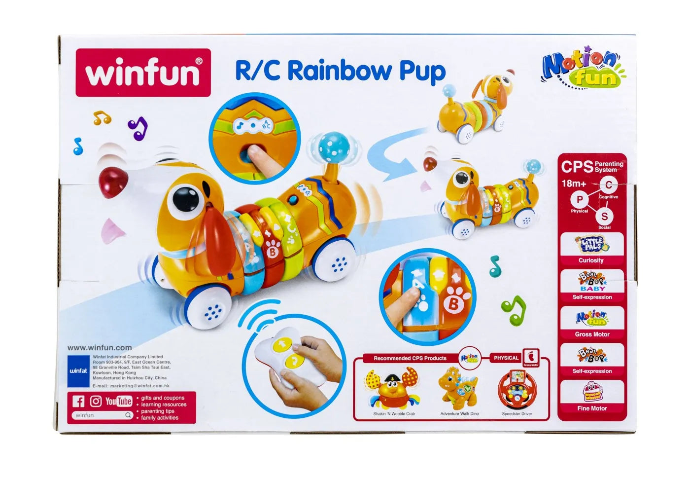 WINFUN CATELUS CU TELECOMANDA, WINFUN