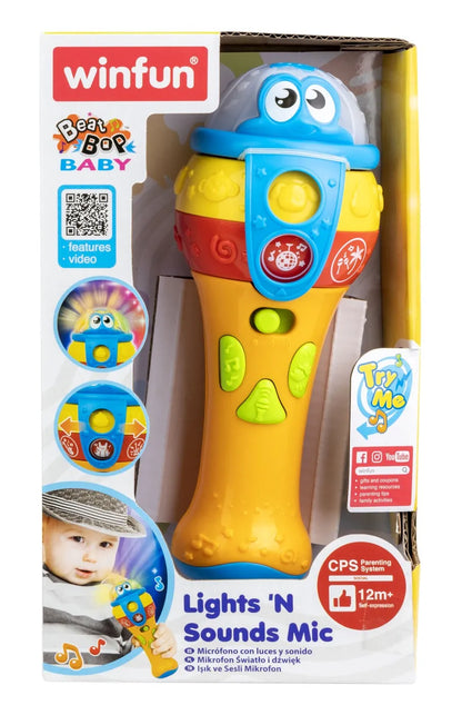 WINFUN MICROFON CU SUNETE SI LUMINI, WINFUN