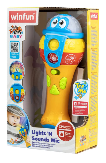 WINFUN MICROFON CU SUNETE SI LUMINI, WINFUN
