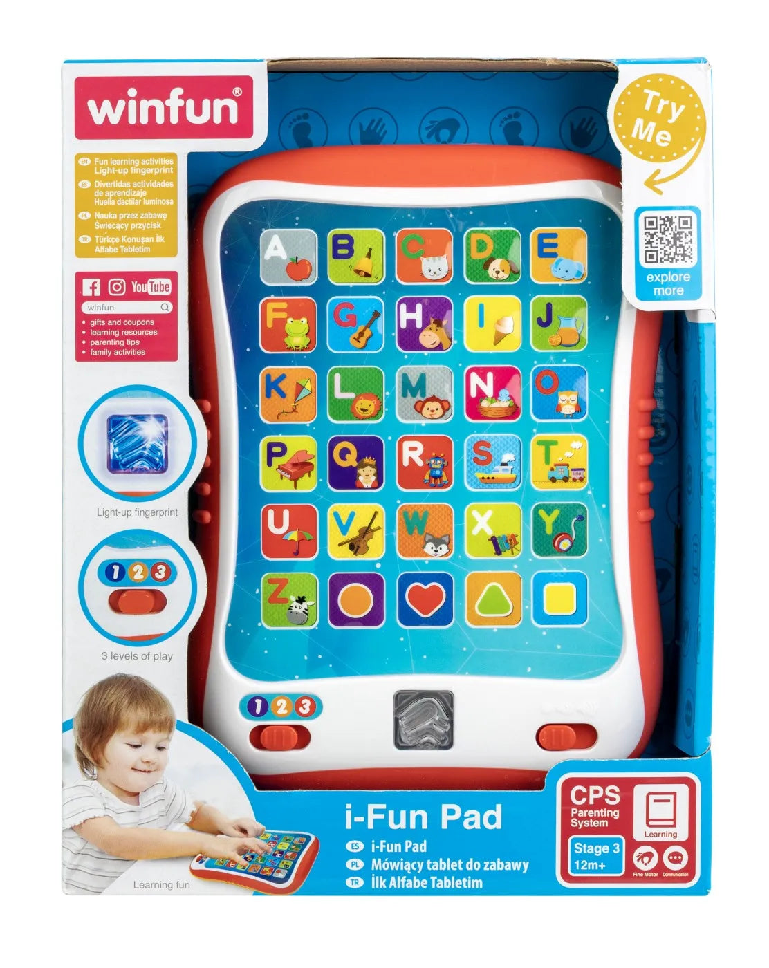 WINFUN TABLETA EDUCATIVA INTERACTIVA, WINFUN