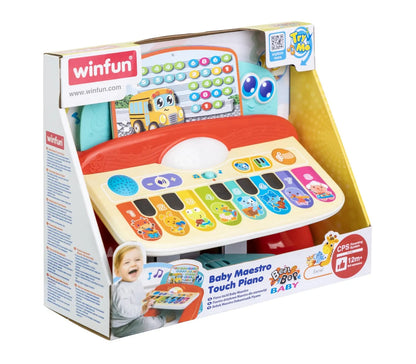 WINFUN PIAN CU SUNETE SI LUMINI CU 8 TASTE, WINFUN
