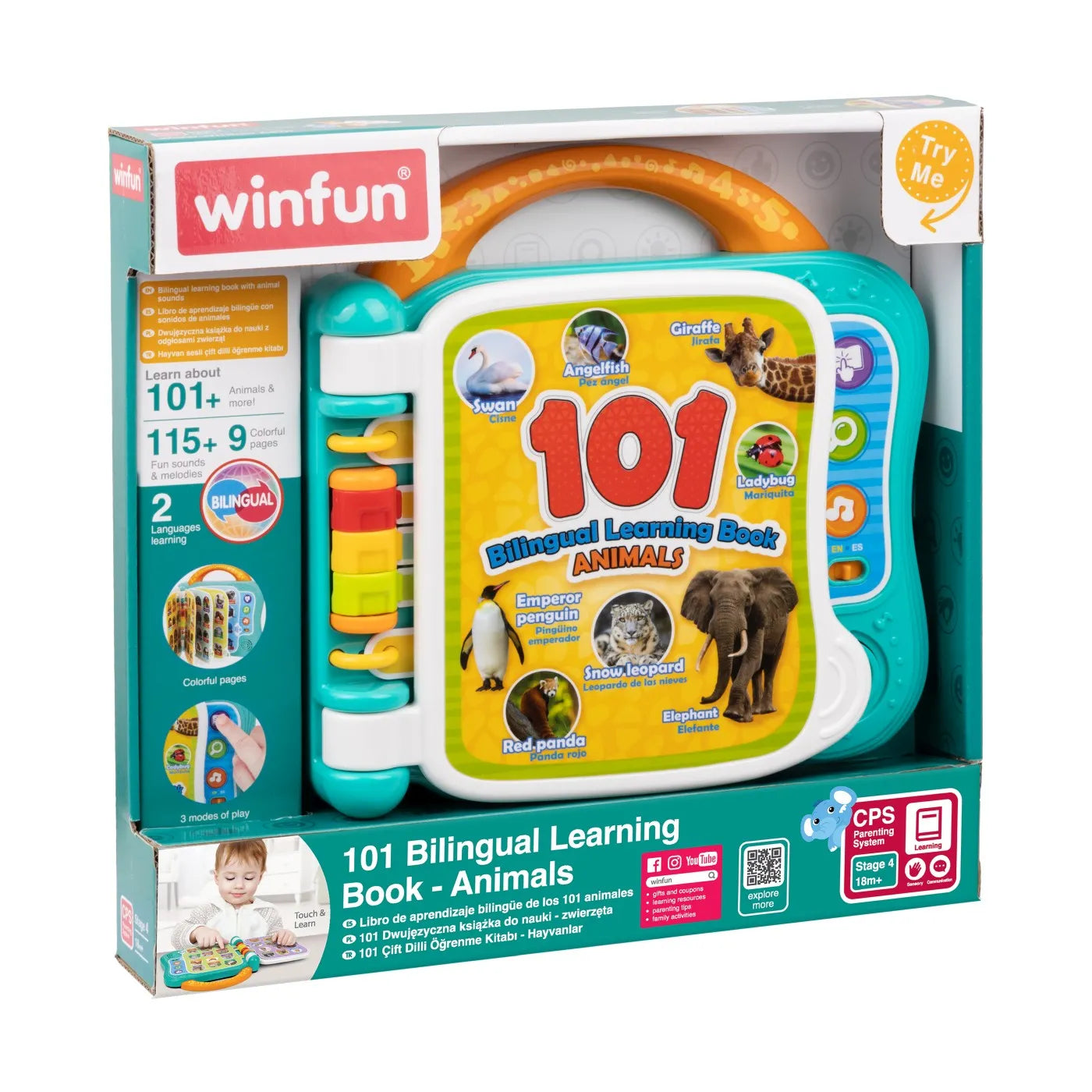 WINFUN CARTICICA BILINGVA PENTRU INVATAREA ANIMALELOR, WINFUN