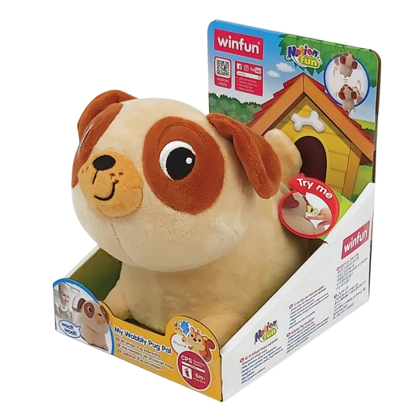 WINFUN JUCARIE INTERACTIVA CATELUS PUG, WINFUN
