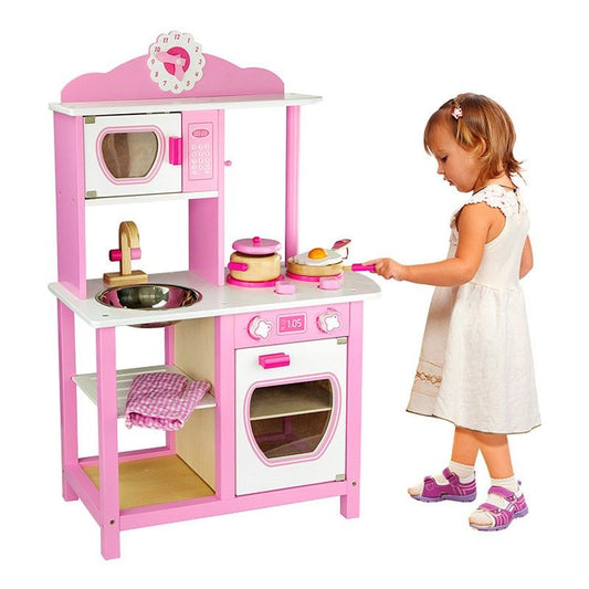 Bucatarie din lemn Mica Printesa, Viga Toys